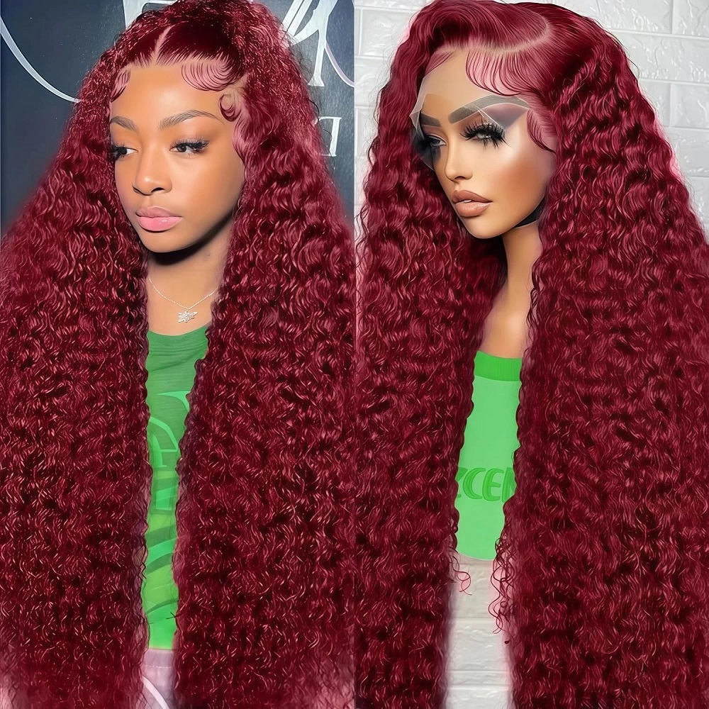 Lace Front Wig - Perucas de Cabelo Humano com Ondas
