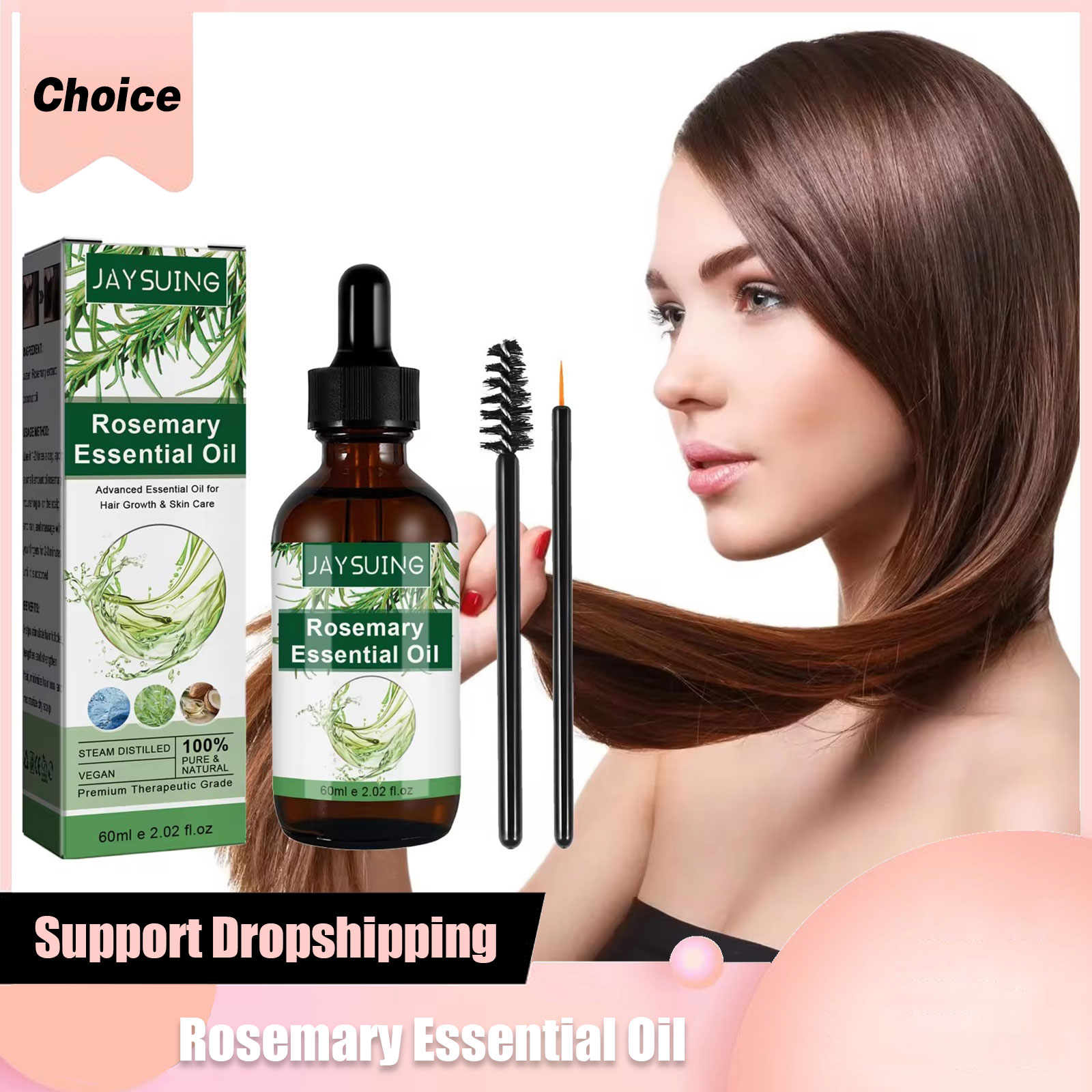Hair Care Essential - Óleo essencial de alecrim para o