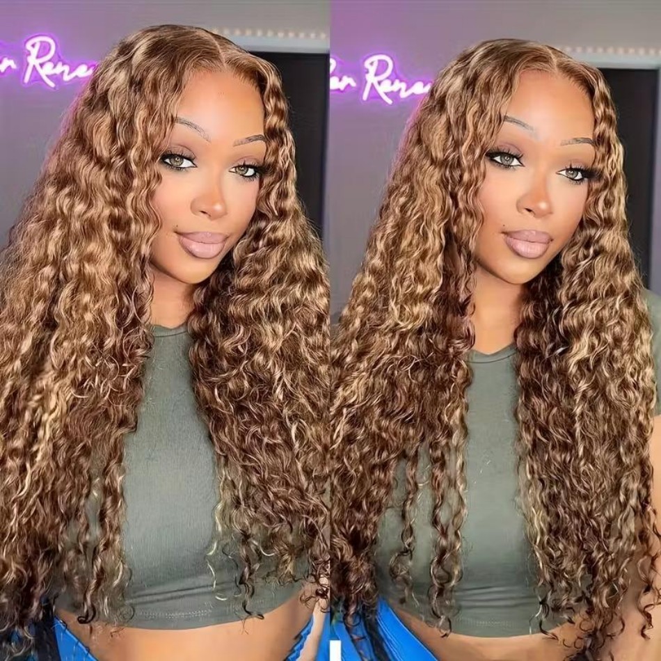 427 destaque ombre peruca de c - Lace Front Wig avaliação e preço