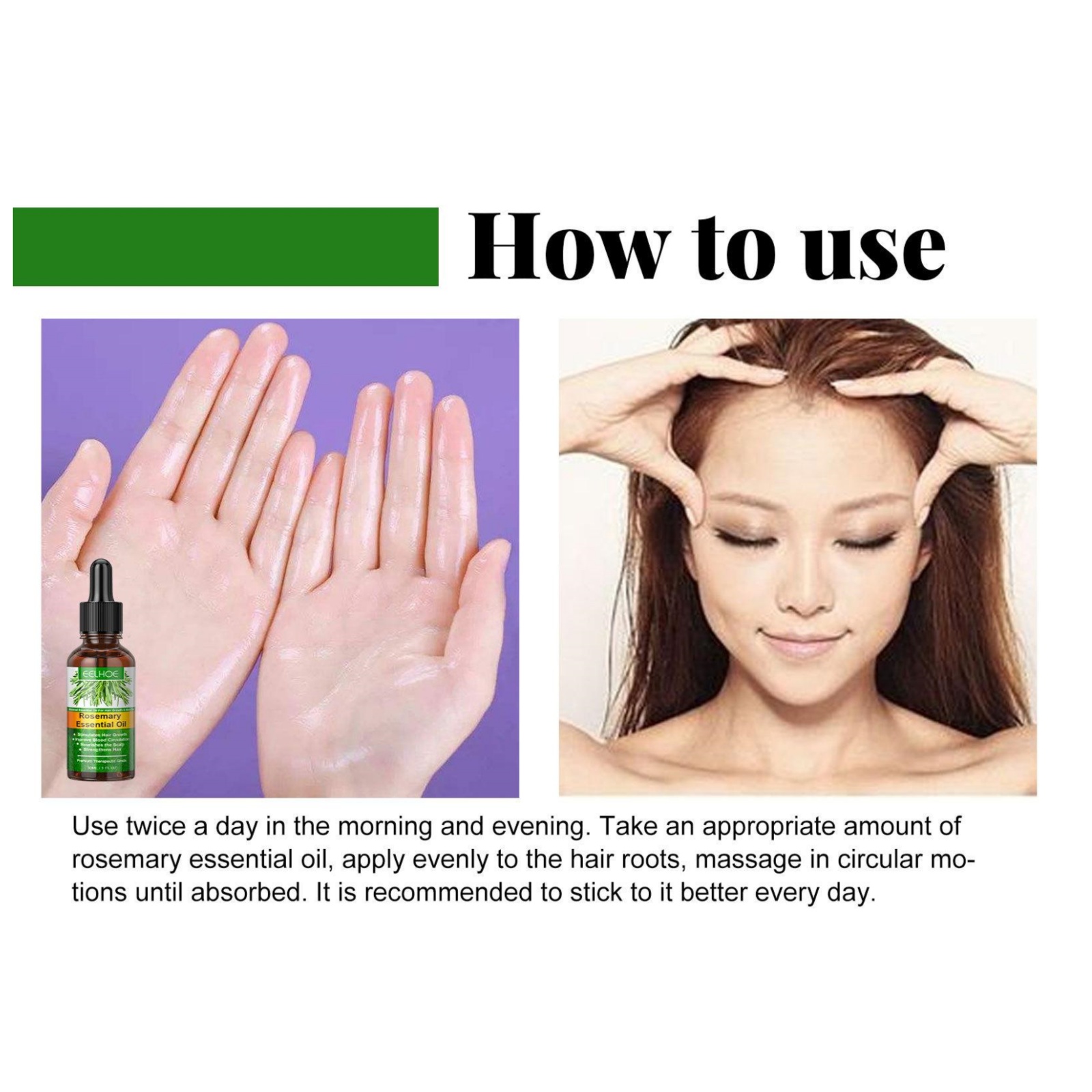 Eelhoe alecrim cuidados com o  - Hair Care Essential avaliação e preço