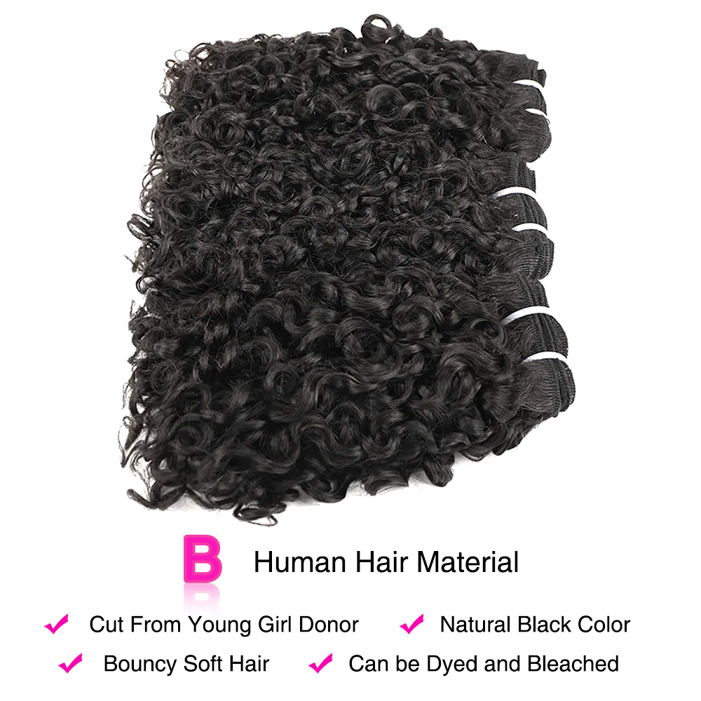 12a pixie cachos pacotes bounc - Hair Care Women avaliação e preço