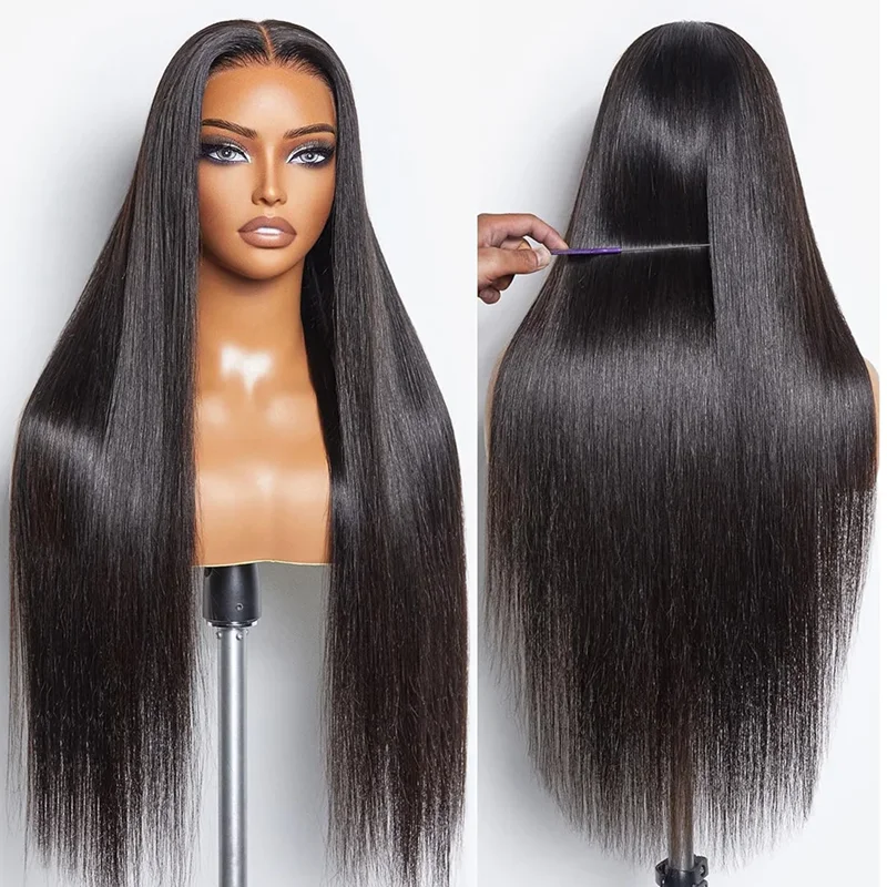 Perucas de Cabelo Humano Liso  - Lace Front Wig avaliação e preço